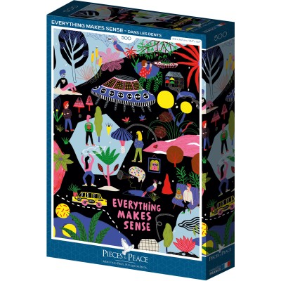 Puzzle 500 piese Pieces & Peace - Dans les... 2