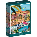 Puzzle 1000 piese Pieces & Peace - Nolwenn Studio:Menton (Pieces-Peace-F-00009)