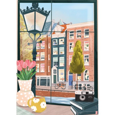 Puzzle 500 piese Pieces & Peace - Simply Katy:Amsterdam...
