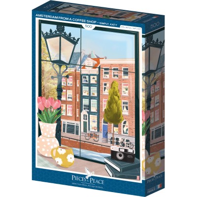 Puzzle 500 piese Pieces & Peace - Simply Katy:Amsterdam... 2