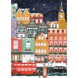 Puzzle 1000 piese Pieces & Peace - Simply Katy:London at Christmas (Pieces-Peace-F-00085)