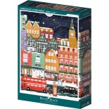 Puzzle 1000 piese Pieces & Peace - Simply Katy:London at Christmas (Pieces-Peace-F-00085)