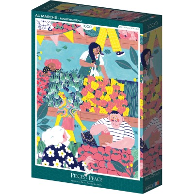 Puzzle 1000 piese Pieces & Peace - Boiseau Marie:At the... 2