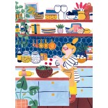 Puzzle 1000 piese Pieces & Peace - Boiseau Marie:A La Cuisine (Pieces-Peace-F-00088)