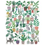 Puzzle 500 piese Pieces & Peace - Sofroniou Miranda:Cats and Plants (Pieces-Peace-F-00091)