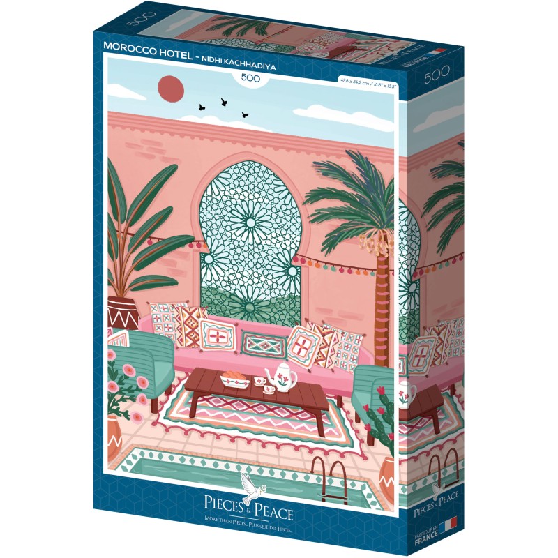 Puzzle 500 piese Pieces & Peace -...