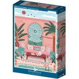 Puzzle 500 piese Pieces & Peace - Nidhi Kachhadiya:Morocco Hotel (Pieces-Peace-F-00109)