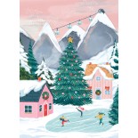 Puzzle 500 piese Pieces & Peace - Simply Katy:Christmas Village (Pieces-Peace-F-00116)