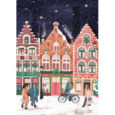 Puzzle 1000 piese Pieces & Peace - Simply Katy:Bruges at...