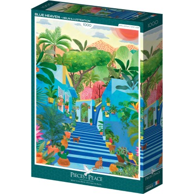 Puzzle 1000 piese Pieces & Peace - Blue Heaven... 2