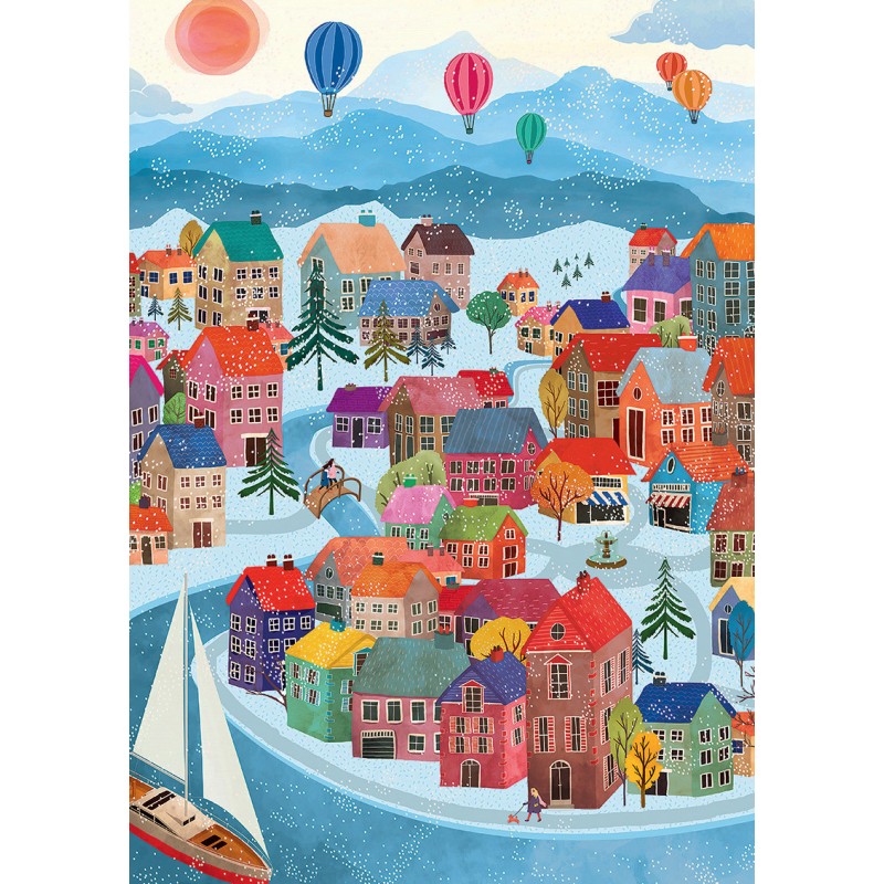 Puzzle 500 piese Pieces & Peace -...