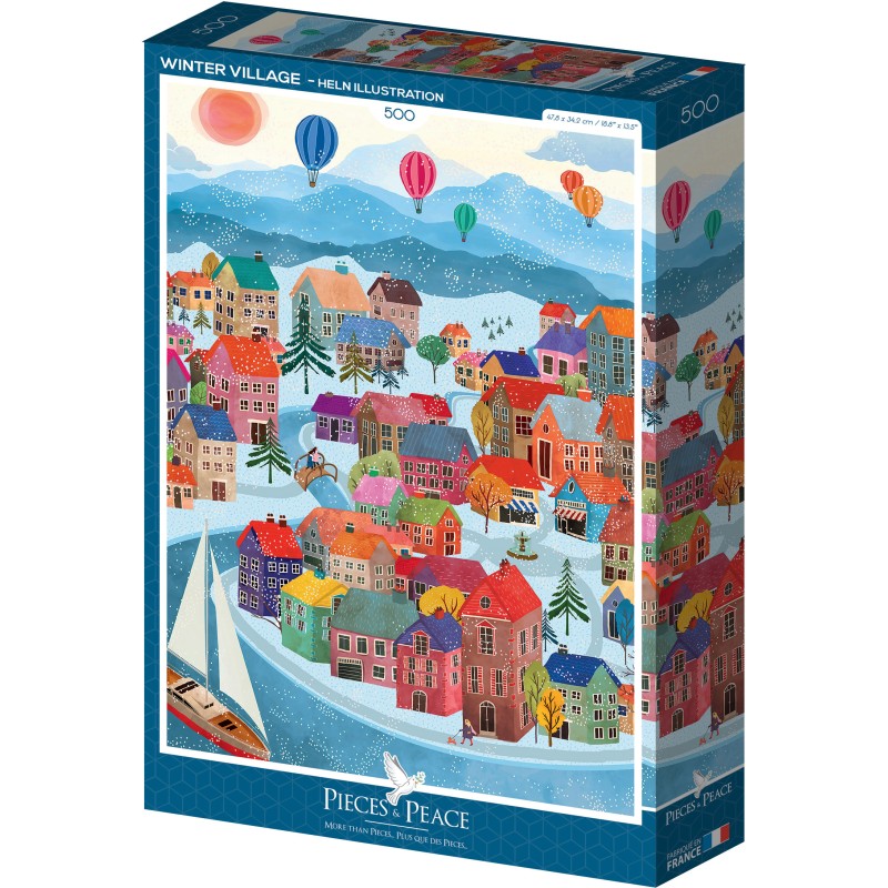 Puzzle 500 piese Pieces & Peace -...