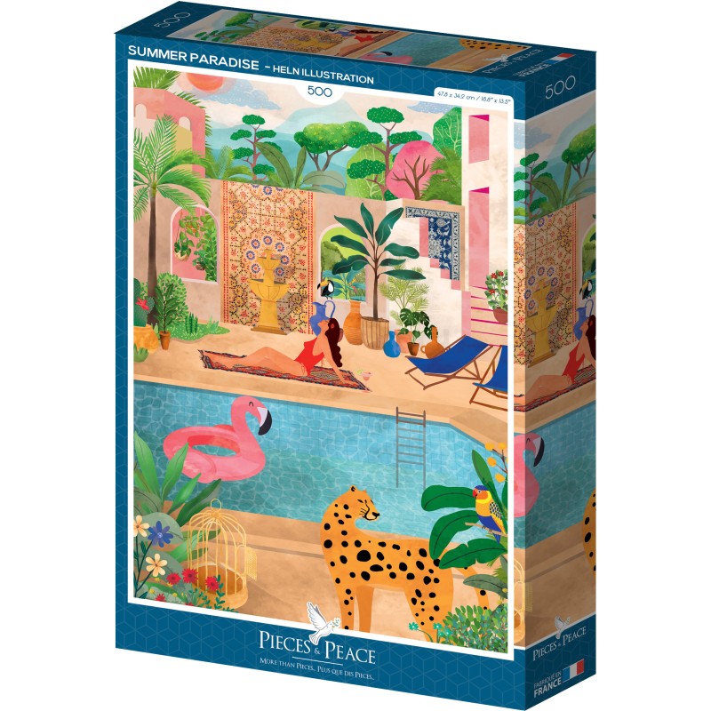 Puzzle 500 piese Pieces & Peace -...