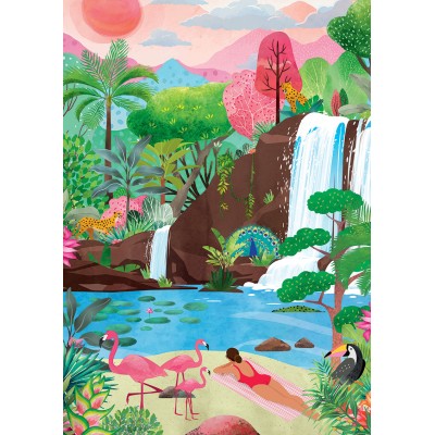 Puzzle 500 piese Pieces & Peace - Tropical Vibes...