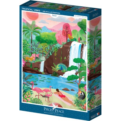 Puzzle 500 piese Pieces & Peace - Tropical Vibes... 2