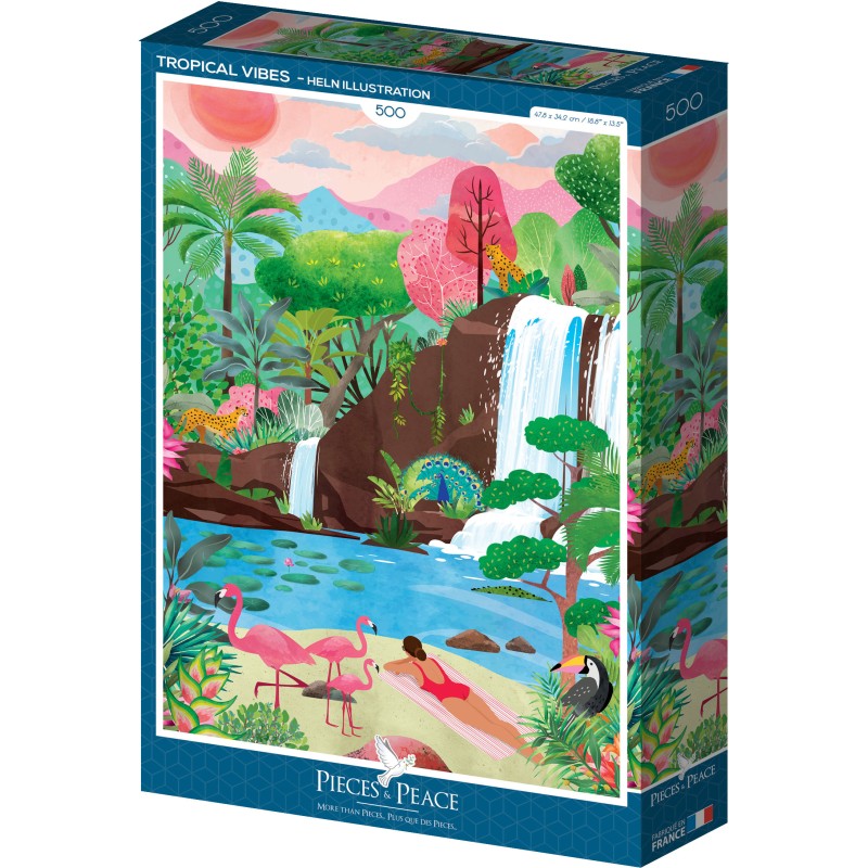 Puzzle 500 piese Pieces & Peace -...