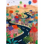 Puzzle 500 piese Pieces & Peace - On the road (Pieces-Peace-F-00140)