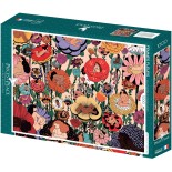 Puzzle 1000 piese Pieces & Peace - Flower Women (Pieces-Peace-F-00152)