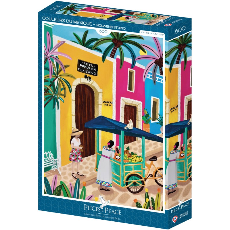 Puzzle 500 piese Pieces & Peace -...