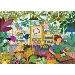 Puzzle 2000 piese Pieces & Peace - My Happy Place is in the Greenhouse (Pieces-Peace-F-00169)