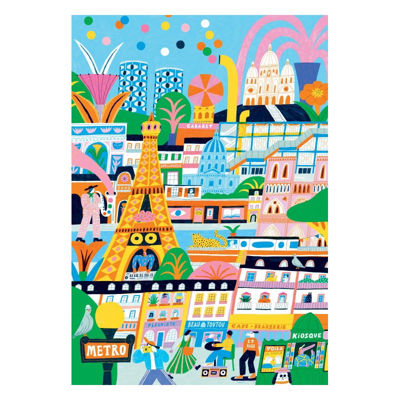 Puzzle 1000 piese Pieces & Peace -...