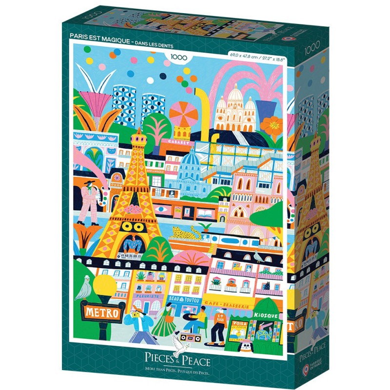 Puzzle 1000 piese Pieces & Peace -...