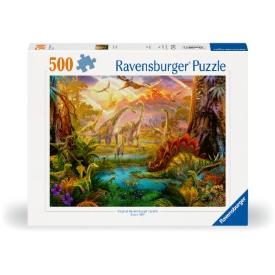Puzzle 500 piese Ravensburger - Land of the Dinosaurs... 2