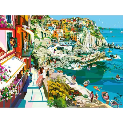 Puzzle 1500 piese Ravensburger - Romance in Cinque Terre...