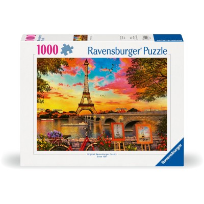 Puzzle 1000 piese Ravensburger - The Banks of The Seine,... 2