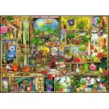 Puzzle 1000 piese Ravensburger - Colin Thompson:Garden Shelf (Ravensburger-00659)