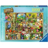 Puzzle 1000 piese Ravensburger - Colin Thompson:Garden Shelf (Ravensburger-00659)