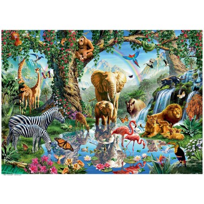 Puzzle 1000 piese Ravensburger - Adventure in the Jungle...