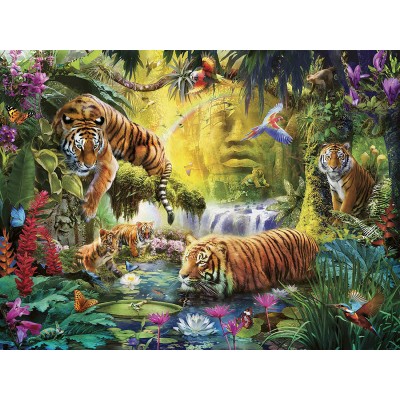 Puzzle 1500 piese Ravensburger - Idyll at the Water Hole...