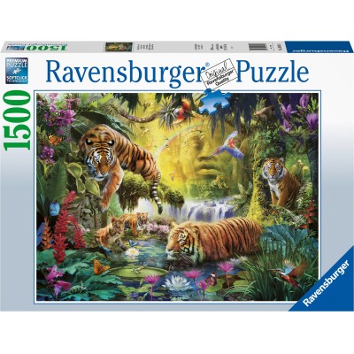 Puzzle 1500 piese Ravensburger - Idyll at the Water Hole... 2