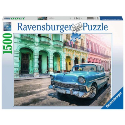 Puzzle 1500 piese Ravensburger - Kuba Autos... 2