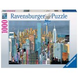 Puzzle 1000 piese Ravensburger - I Am New York (Ravensburger-00784)