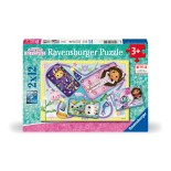 Puzzle 2x12 piese Ravensburger - Gabby Dollhouse (Ravensburger-05709)