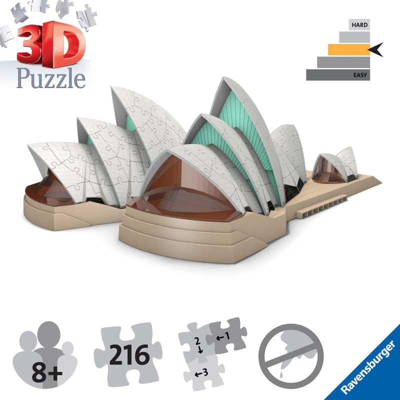 Puzzle 216 piese cu efect 3D...