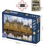Puzzle 1000 piese D-Toys - Chambord Castle (Roovi-67562)