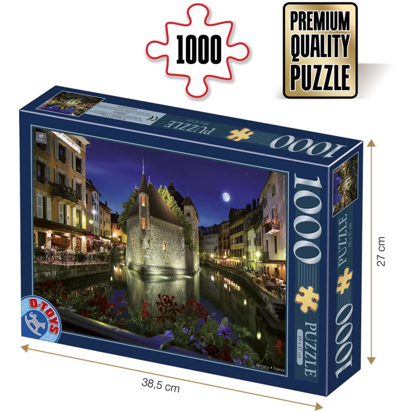 Puzzle 1000 piese Roovi - Annecy,...