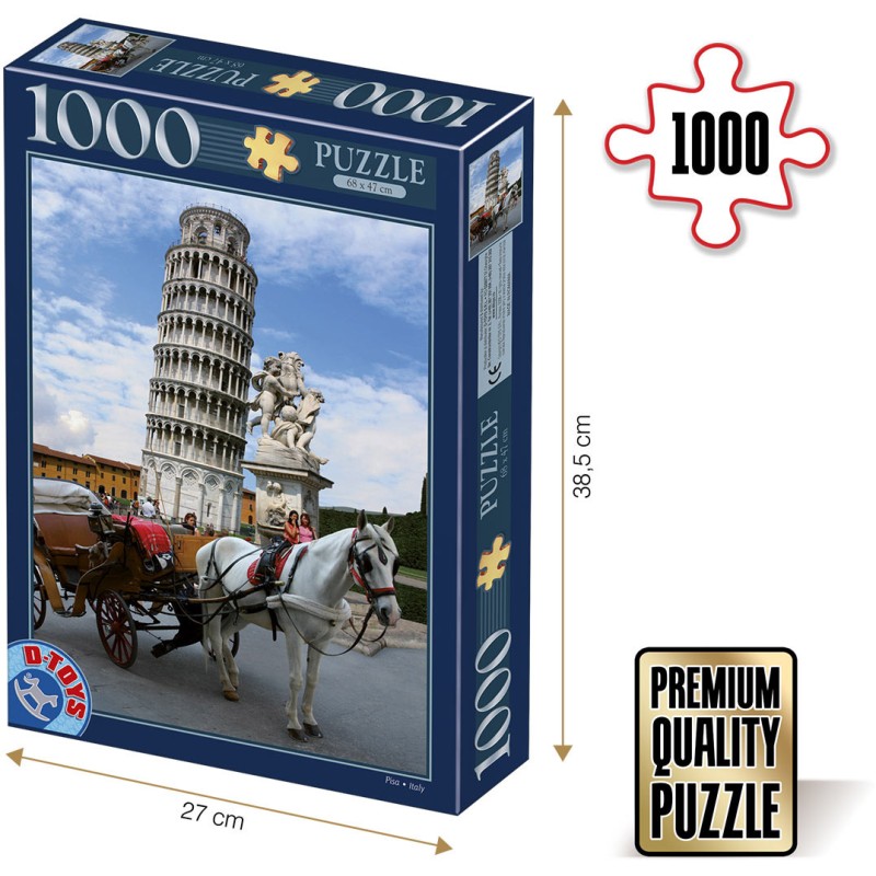 Puzzle 1000 piese Roovi - Tower of...