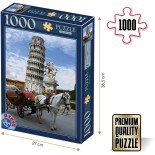 Puzzle 1000 piese Roovi - Tower of Pisa (Roovi-70647)