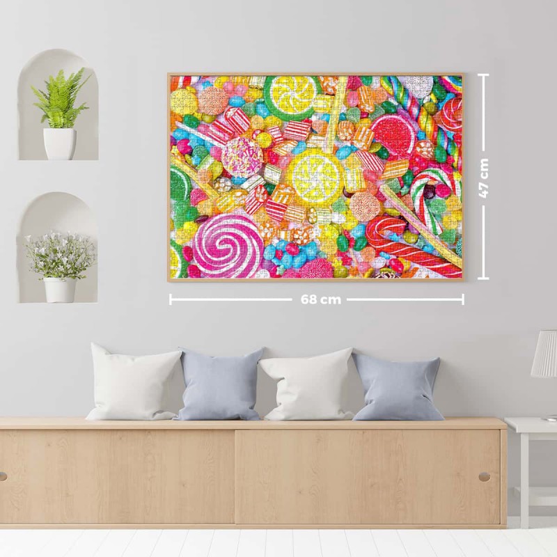 Puzzle 1000 piese Roovi - Lollipops...