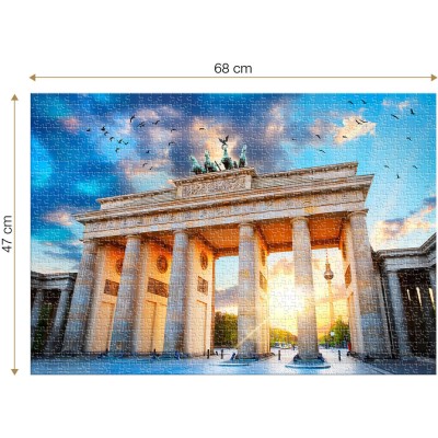 Puzzle 1000 piese Roovi - Brandenburg Gate, Berlin,...