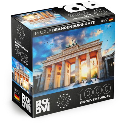 Puzzle 1000 piese Roovi - Brandenburg Gate, Berlin,... 2