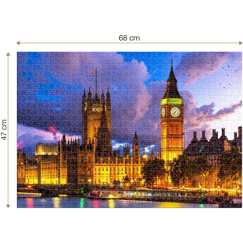 Puzzle 1000 piese Roovi - Big Ben,...