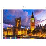 Puzzle 1000 piese Roovi - Big Ben, London, UK (Roovi-79855)