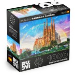 Puzzle 1000 piese Roovi - Sagrada Familia, Barcelona, Spain (Roovi-79862)