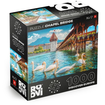 Puzzle 1000 piese Roovi - Chapel Bridge, Lucerne,... 2