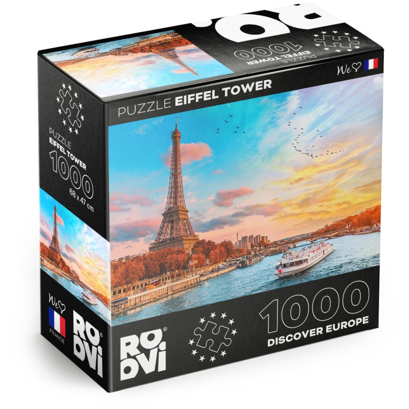 Puzzle 1000 piese Roovi - Eiffel...